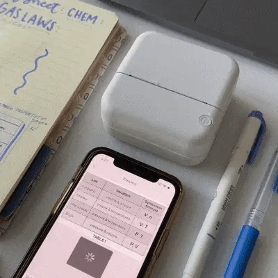 Oprint™ Mini Impressora Portátil Bluetooth Sem Tinta