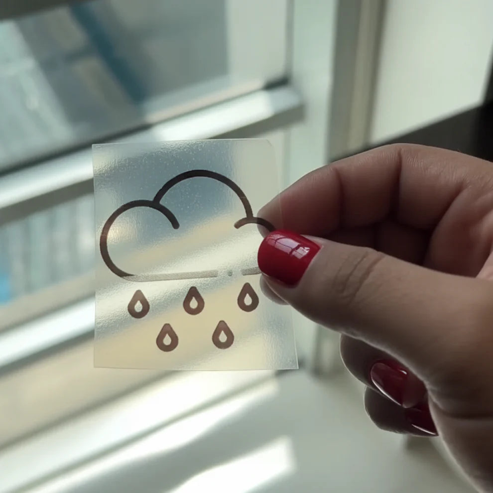 3 Rolos transparentes para cápsulas